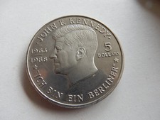 NIUE 5 DOLLAR 1988 KENNEDY C/N 28,28 GRAMM