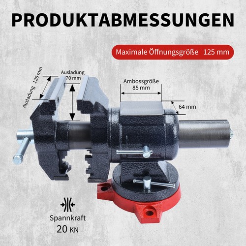Zoll schraubstock drehbar - zoll,