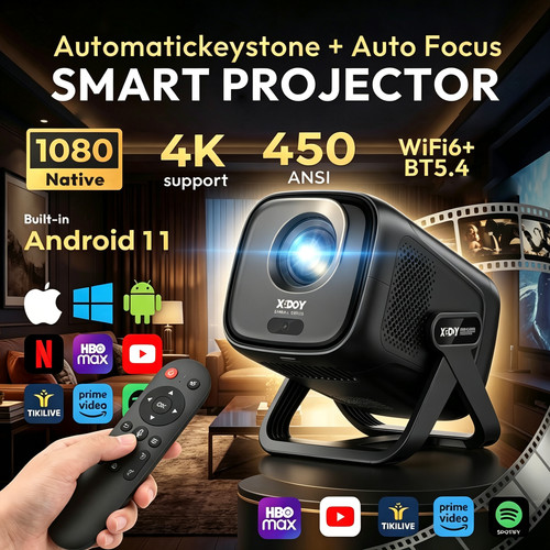 Xgody gimbal projektor - gimbal, a5