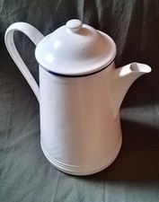  Große Kanne Emaille Alt ....