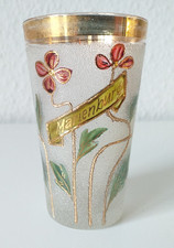 Jugendstil Glas Andenkenglas