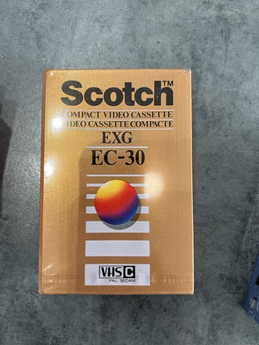 Scotch exg vhs c compact - ec-30, vhs-c