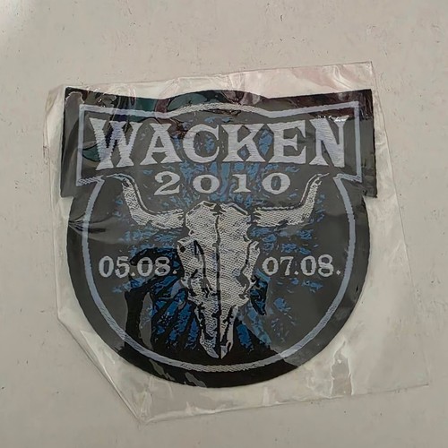 Aufnäher patch wacken - aufnäher, 2010