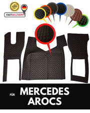 LKW Fußmatten passend für Mercedes AROCS mit Motortunnel Lederboden LKW Zubehör