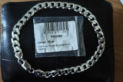 925 silber panzerkette - 925,