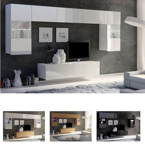 Moderne wohnwand marbelini - wohnwand, marbelini-2