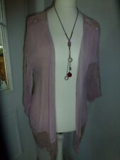 *B.C.* Jacke Überwurf Georgette /Spitze 42 altrosa neuwertig/supersüß TOP!