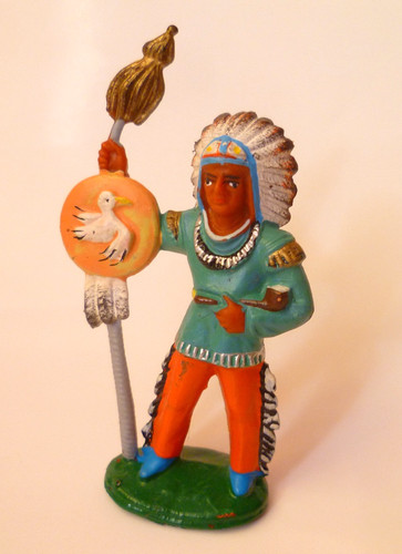 Alter ddr hartgummi indianer - hartgummi,