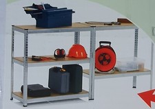 Schwerlastregal 2 in 1 Werkstattregal  Werkbank Steckregal