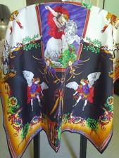 GIANNI VERSACE 100 % Seidentuch, neu, unbenutzt, 85 x 85, Rarität