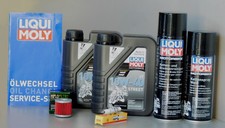 Wartungsset Daelim VS 125 Öl Ölfilter Zündkerze Inspektion Service Kettenpflege