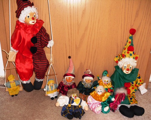 Clown puppen konvolut - 8,
