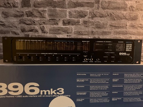 Motu 896 mk3 hybrid audio - mk3,