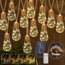 8M LED Solar Lichterkette