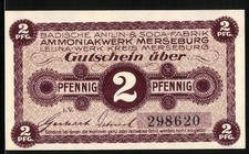 Notgeld Merseburg, 2 Pfennig