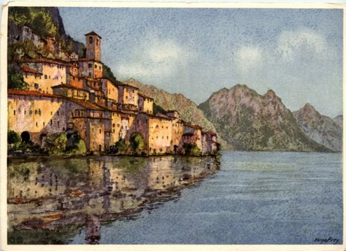 Gandria künstlerkarte - gandria,