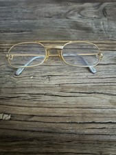 Cartier Brille Paris 1980 er Vergoldet 55/20