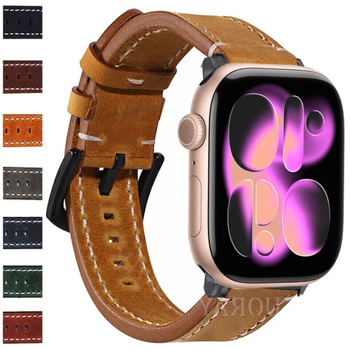 Leder armband für apple watch - leder,