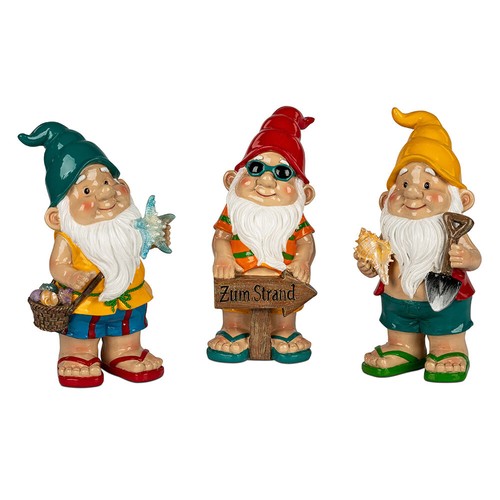 Gartenzwerg sunshine bemalt - gartenzwerg,