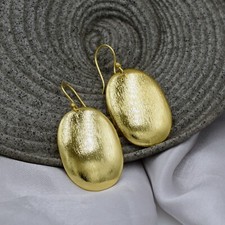 Vergoldet mittelgroß oval - vergoldet,