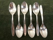 6 schöne alte versilberte