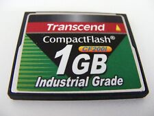 . . 1GB Compact Flash Card CF2001 Industrial ( 1 GB CF ) TRANSCEND gebraucht . .