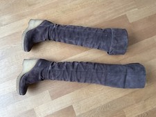 Overkneestiefel Prada Linea Rossa Braun 37 EUR