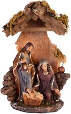 Krippenfiguren Weihnachten Krippen Szene Figuren Set Jesus Maria Josef 16x25cm