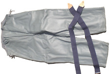 neuwertige Brauch & Frey Lederhose U-Boot Hose 178/92 Stiefelhose Reißverschluss