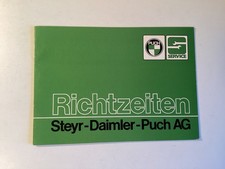 Puch Richtzeiten Heft original