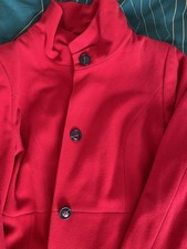 Hochwertiger Mantel Rot Gr. 48