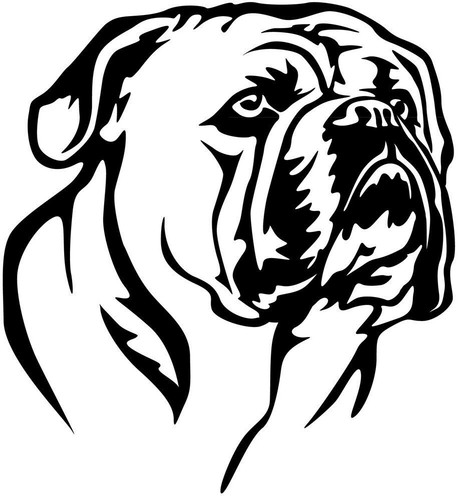 Continental bulldog aufkleber - bulldog,