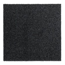 Teppichfliesen Intrigo 50x50cm Bodenbeläge Velours schwarz (19,60€/1qm)