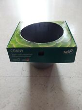 Pflanztopf - 4 Stück- Kunststoff - Neu - Wand- und Geländetopf - grau mit Gurt  