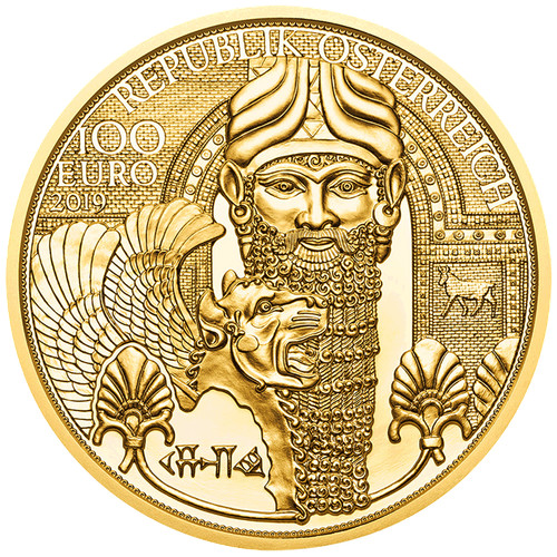 Goldmünze gold mesopotamiens - gold,