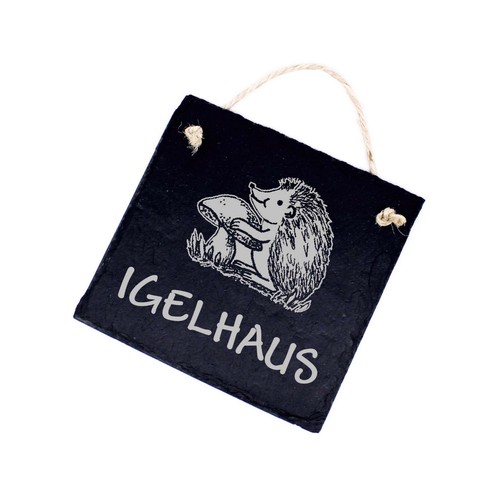 Schiefer schild klein - schild, graviert