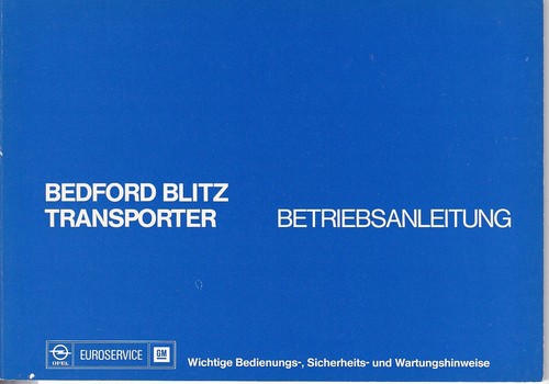 Opel bedford blitz - opel,