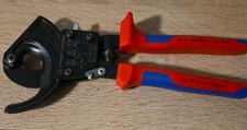 KNIPEX 95 31 250 Kabelschneider (Ratschenprinzip) schwarz lackiert 250 mm