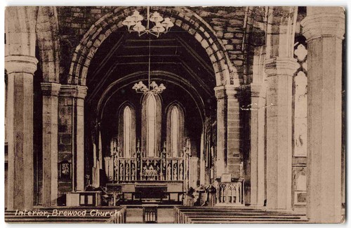 Brewood kirche innenraum - kirche,