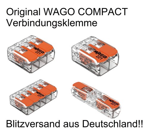 Wago 221 klemmen mit hebel - wago,