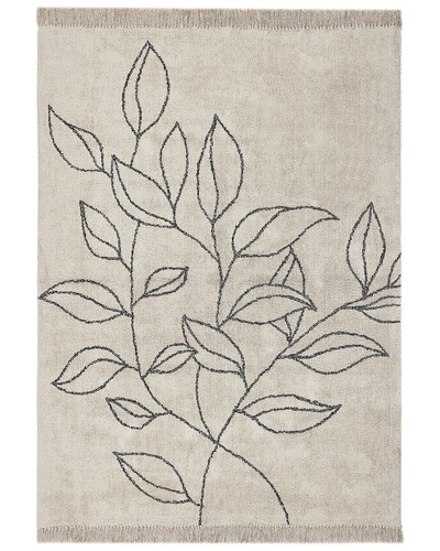 Teppich baumwolle beige mit - teppich,