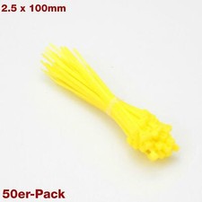 50x PACK CABLE TIES COLOUR