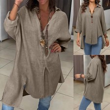 Übergröße Damen V-Neck