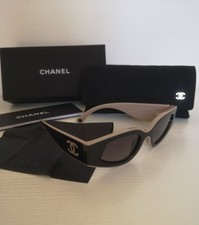 Chanel sonnenbrille schwarz - chanel,