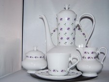 Kaffeeservice 6 Pers. Rialto Veilchen Krautheim Selb