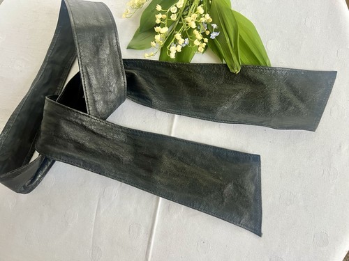 Leder schal krawatte - schal, binde