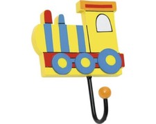 Kinder-Garderobe 1 Haken Holz