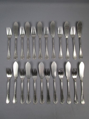 Fischbesteck jugendstil - -,
