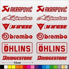 Motorrad Sponsoren Decals