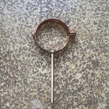 5x GRÖMO Kupfer Fallrohrschelle CU ø80 mit Schlagstift 100  mm